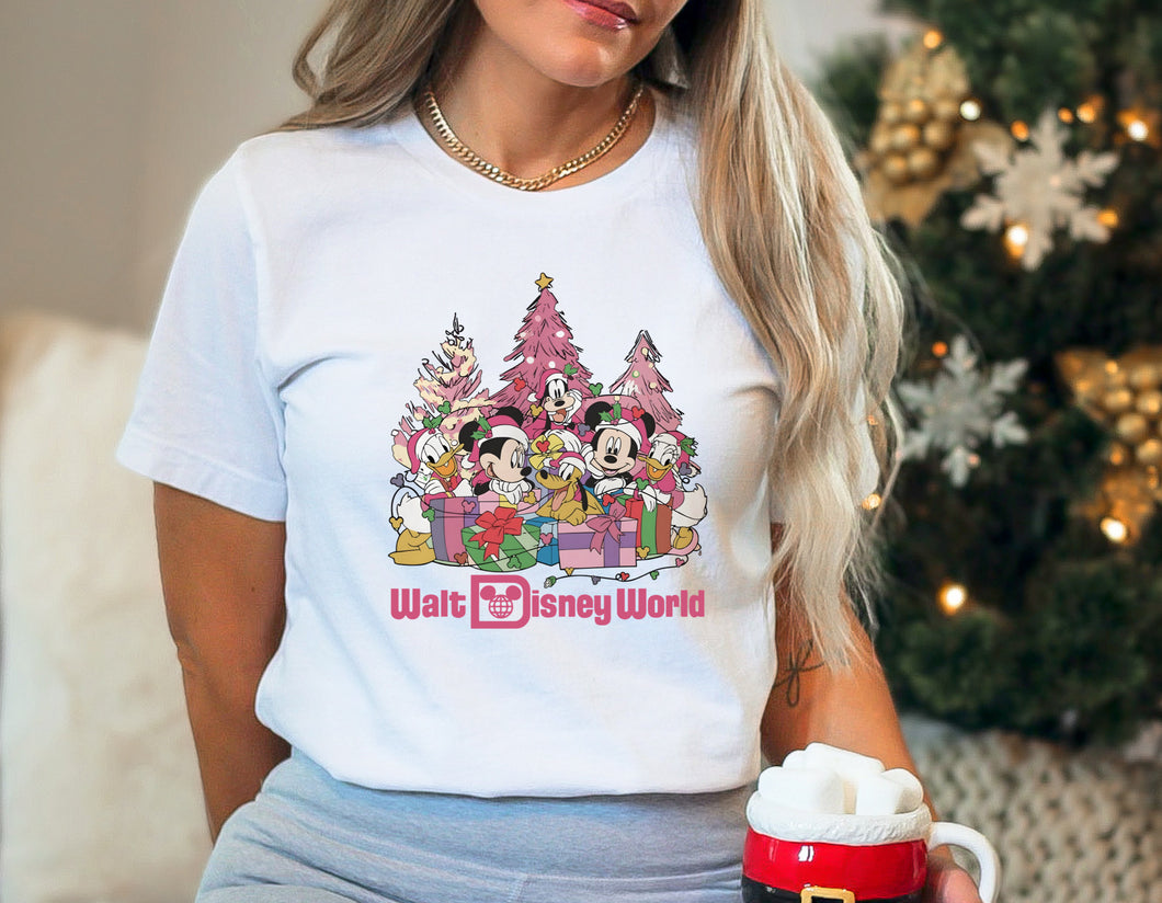 WDW Pink Christmas - T-Shirt Unisex All Sizes