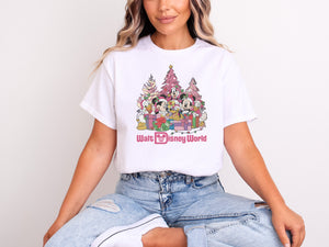 WDW Pink Christmas - T-Shirt Unisex All Sizes