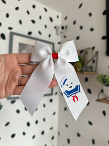 Stay Puft Hair Bow