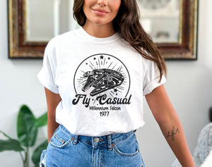 Fly Casual -  Tee’s & sweatshirts Unisex All Sizes