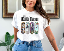 Load image into Gallery viewer, Haunted Mansion tapestry design - T-Shirt Unisex All Sizes
